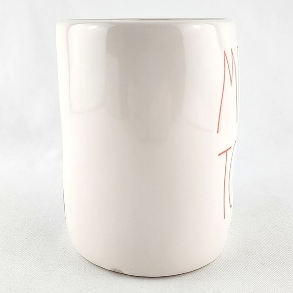 ⭐️2/ $50⭐️ Rae Dunn Artisan Collection White Mug Coffee Pink Letters  MOM TO BE - Picture 5 of 12